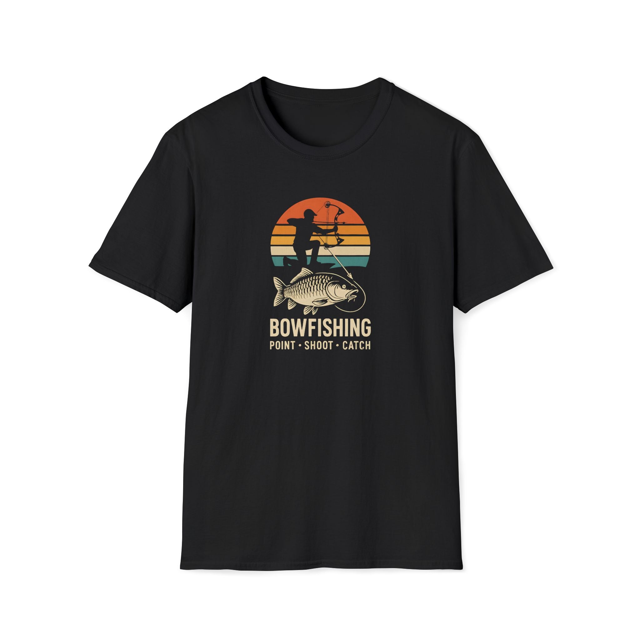 Bowfishing Point Shoot Catch T-Shirt