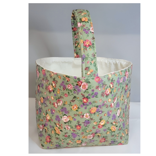 Floral Gathering Basket - Personalized Heirloom Keepsake